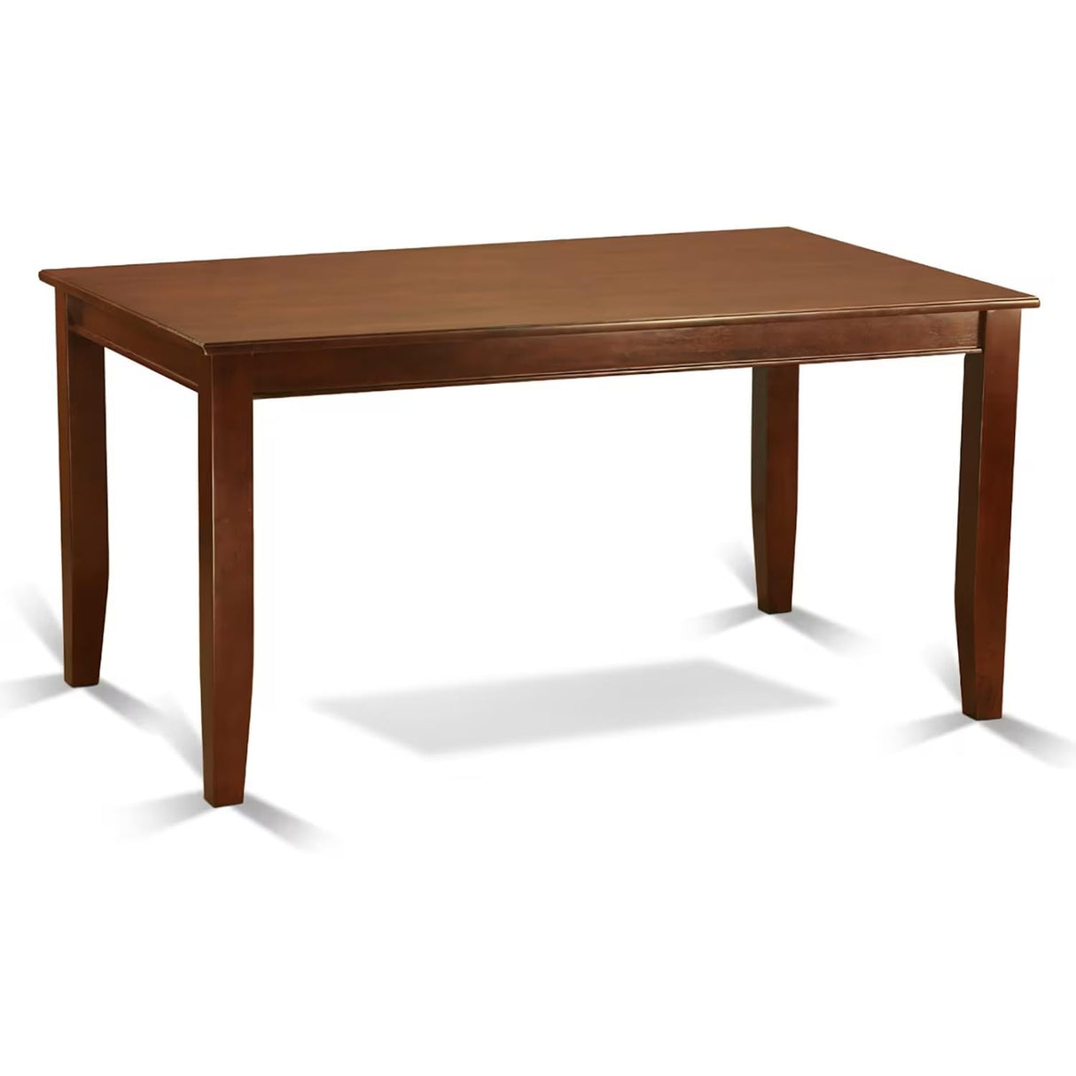 DUNO5-MAH-W 5 Piece Dining Room Table Set Includes a Rectangle Kitchen Table and 4