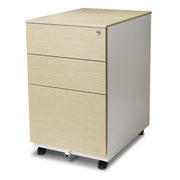 Modern Soho Design 3-Drawer Metal Mobile File Cabinet
