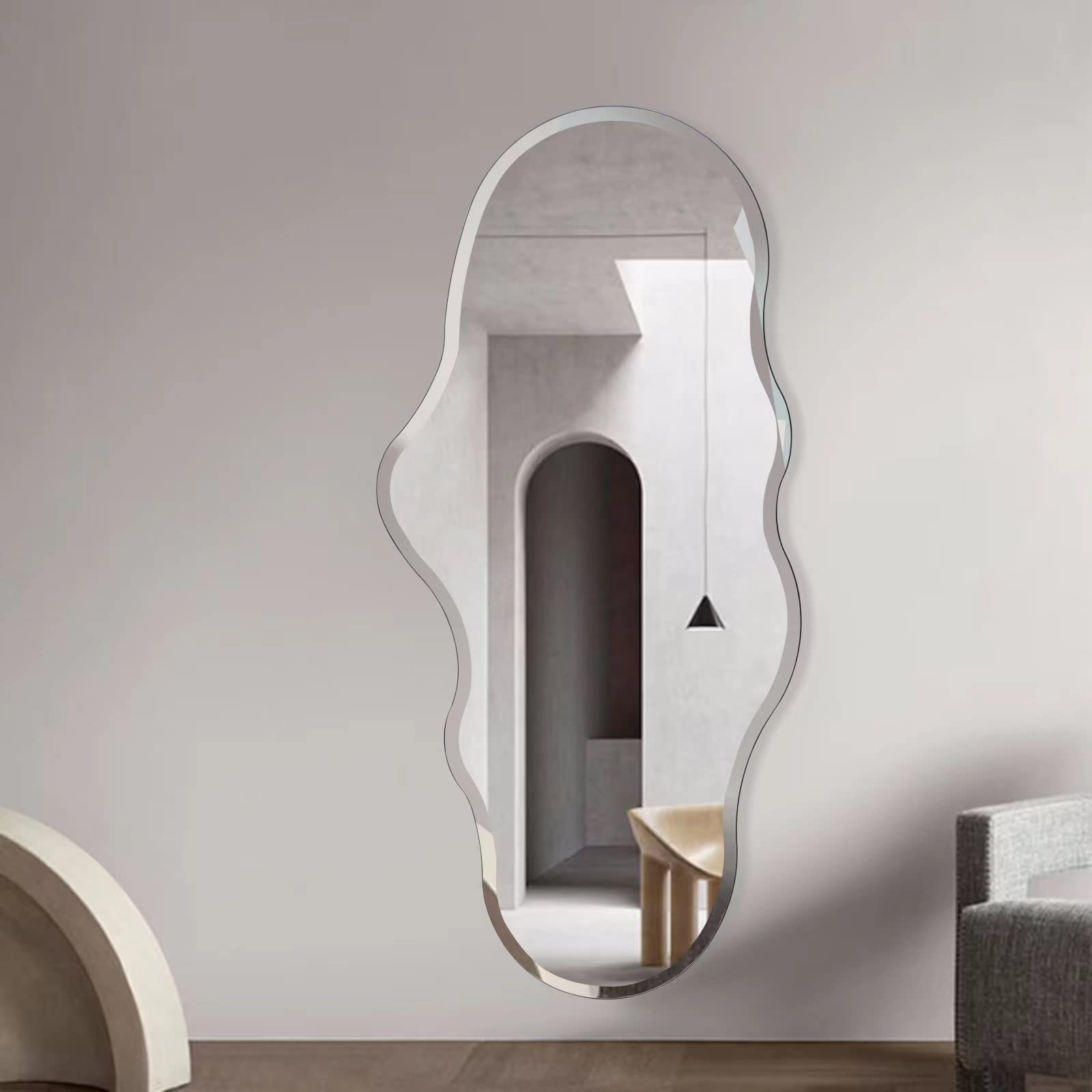 47X23 Inch Full Length Wall Mounted Mirror Tall Mirror Full Body Floor Length Mirror