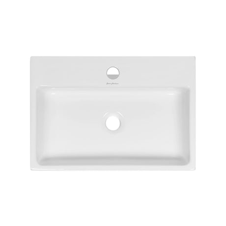 SM-VS203 Claire 20" Rectangle Vessel Sink, Glossy White