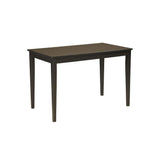 Kimonte Rectangular Dining Table - Contemporary Black Wood
