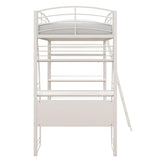 Studio Twin Loft Bed, White