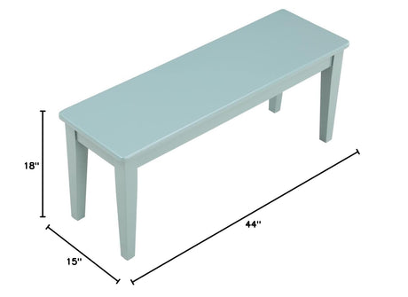 Boraam Colorado Shaker Backless Dining Bench - Aspen Valley