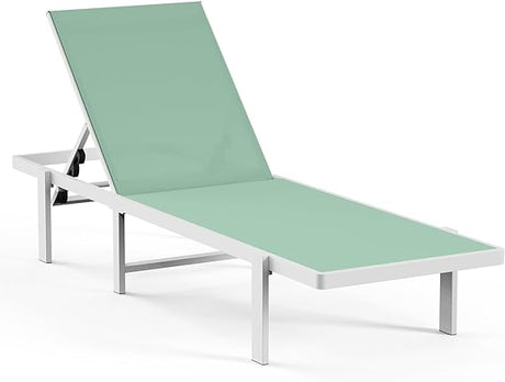 Aluminum Chaise Lounge Chair Outdoor, Patio Lounge Chair