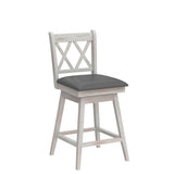 Bar Stool Set of 2, 360° Swivel Counter Height 25inch Bar Stool