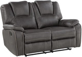 Katrine Brown Manual Loveseat