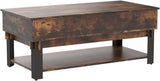 Modern Lift Top Coffee Table with Storage for Living Room Wodden Lift Tabletop