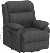 Lift Chair Recliners with Extra Wide Footrest and Massage and Heat, Dual Motor Power