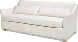 Ada 83" Flared Arm Contemporary Sofa with Lumbar Pillows