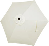 7.5ft Patio Umbrella Replacement Canopy, Market Umbrella Top