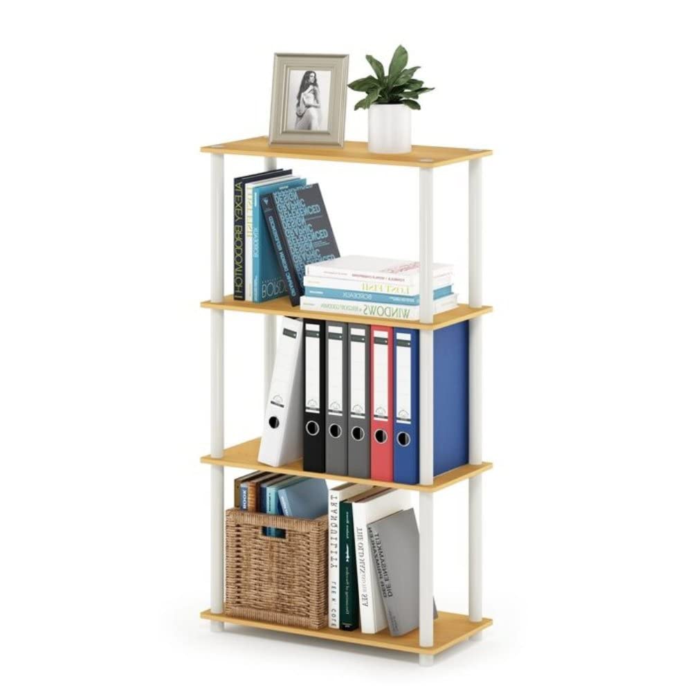 Elegant Storage Organizer & Decorative Wood Bookshelf with Durable Airy Frame Fitted