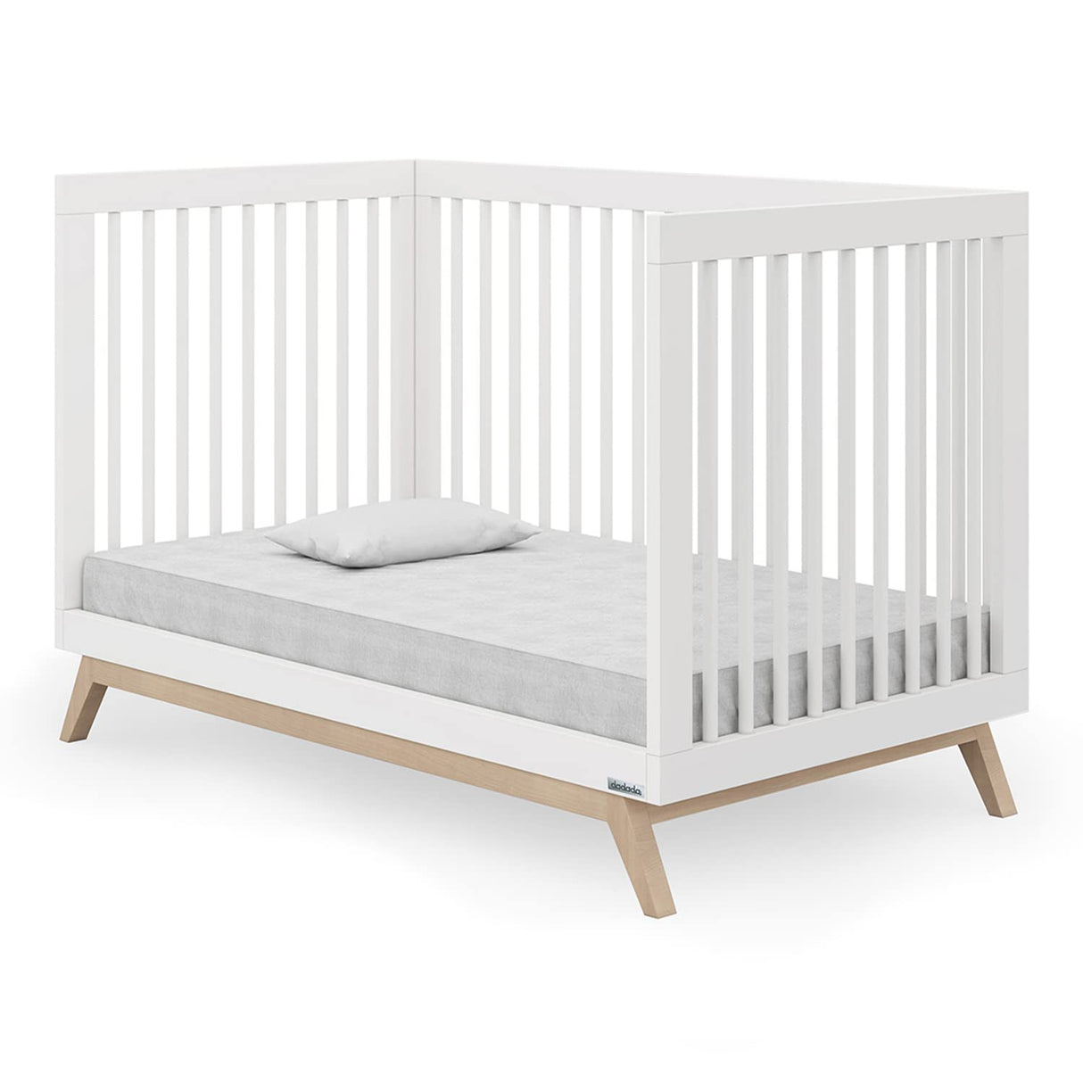 Soho 3-in-1 Convertible Crib – Made in Italy, GREENGUARD Gold, Adjustable Mattress