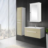 Bathroom Cabinet Wall Mount Mirrored Medicine Cabinet Storage Organizer