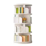 Rotating Bookshelf, 4 Tier Bookshelf Tower,Floor Standing Bookcase Storage Rack