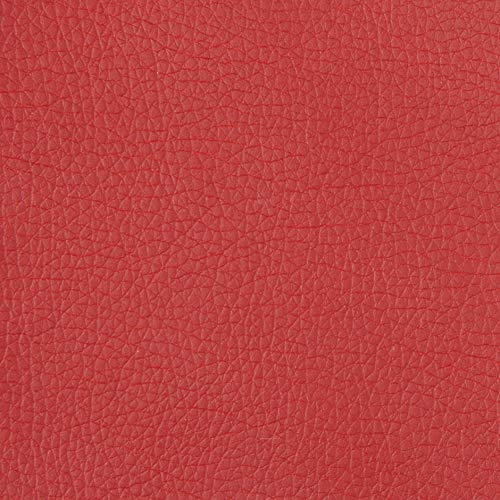 Sofa with Padded Box Spring Seats and Silver Finish Legs, Dillon Lipstick Faux Leather