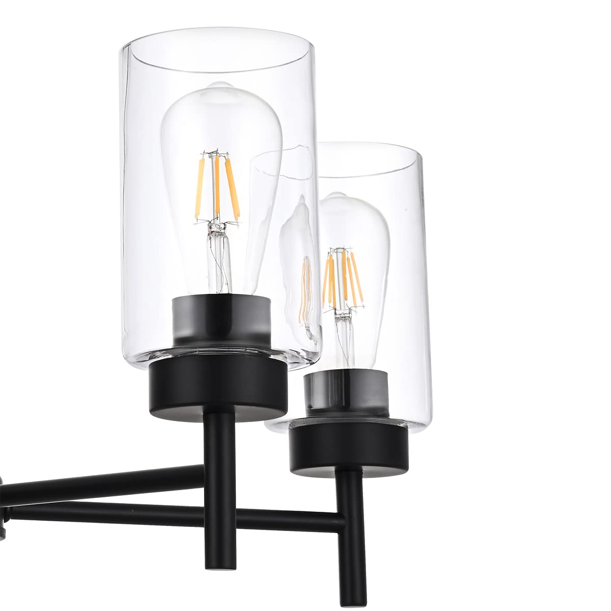 5-Light Farmhouse Chandelier for Dining Room Kitchen Island
