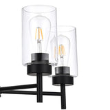 5-Light Farmhouse Chandelier for Dining Room Kitchen Island