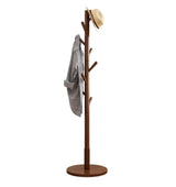 Coat Rack Modern Standing Coat Rack Floor-Standing Single Pole Coat Stand Tree-Shaped Coat Shelf