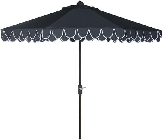 PAT8006A Outdoor Collection Elegant Valance Auto Tilt Umbrella