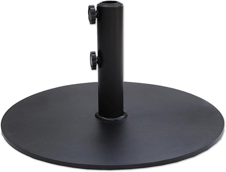 40lbs Square Outdoor Patio Umbrella Base, Heavy Duty Steel Plate Stand Weight