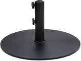 40lbs Heavy Duty Square Outdoor Patio Umbrella Base, Steel Plate Stand Weight