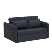Pull Out Sleeper Sofa, Convertible Futon Sofa Bed with USB Port, Modern Pullout Couch