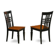 WELG5-BCH-W 5 Piece Dining Set Includes a Rectangle Dining Table with Butterfly Leaf
