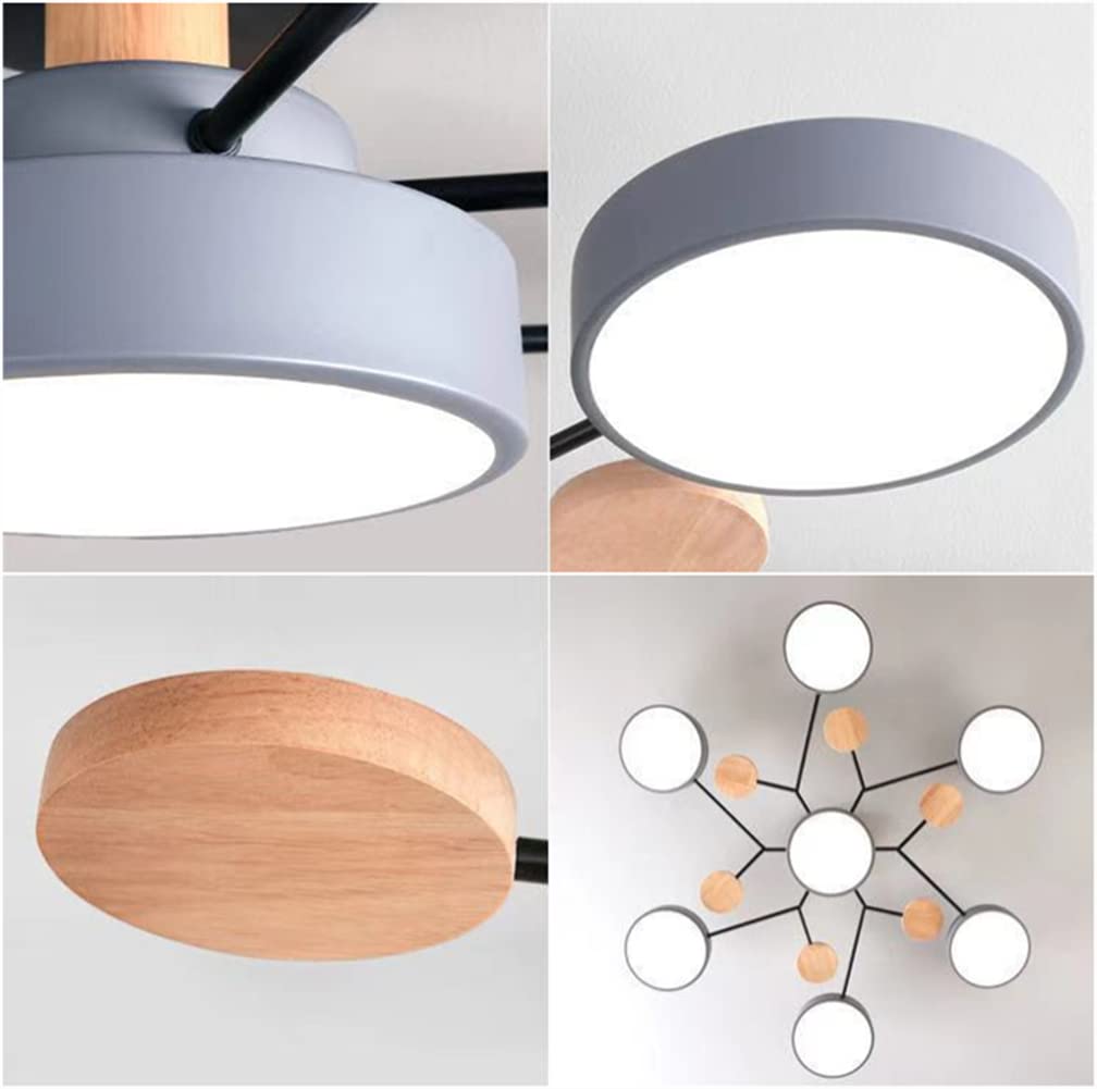 Nordic Molecule Ceiling Light - Modern LED Semi Flush Mount Chandelier