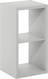 Cubicle Open Back Decorative Cube Storage Organizer, 8-Cube, White