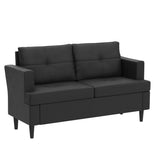 57" Small Loveseat, Velvet Love Seat, Small Couch for Small Spaces