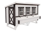 Farmhouse XL Chicken Coop for Up to 20 Chickens - Nesting Box - Large Bird