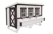 Farmhouse XL Chicken Coop for Up to 20 Chickens - Nesting Box