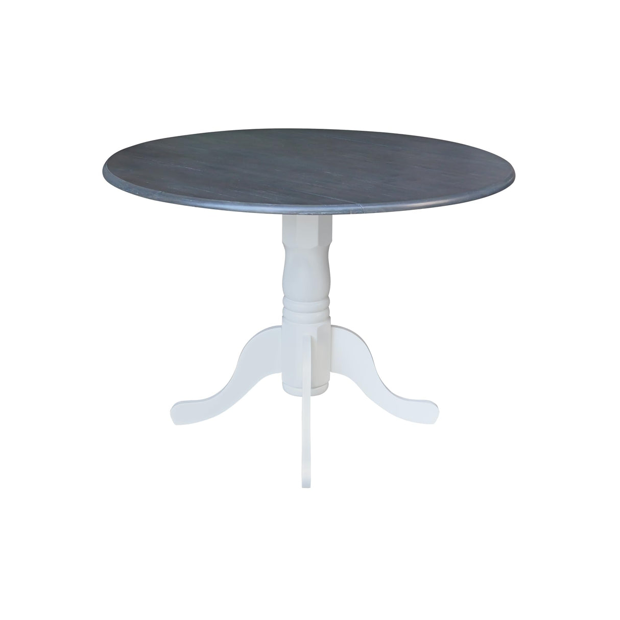 K05-42DP-C10-4 42 in. Dual Drop Leaf Table with 4 Splat Back Chairs-5 Piece Dining Set,