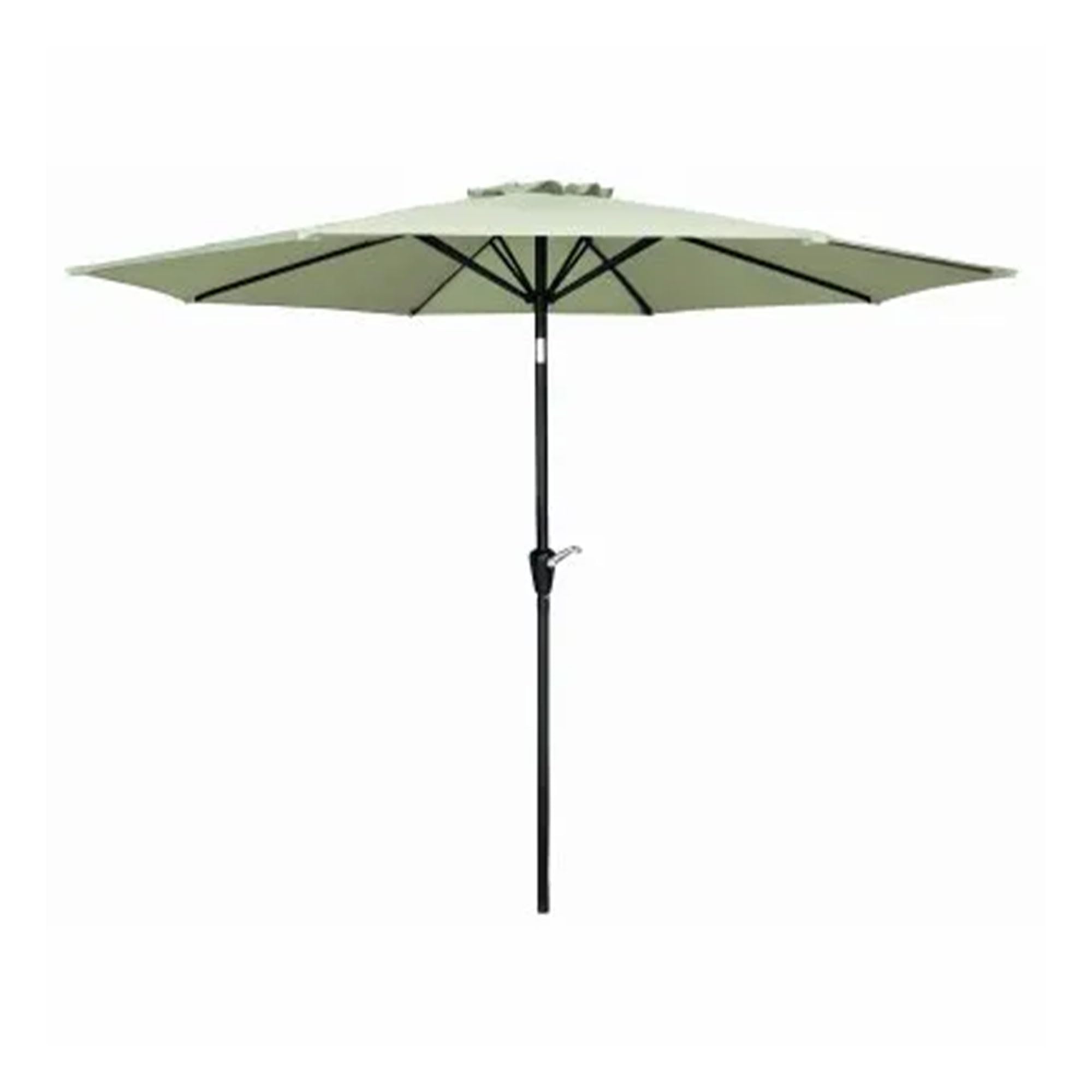 9 Foot Patio Market Umbrella Round Polyester Fabric Outdoor Backyard Shaded Canopy
