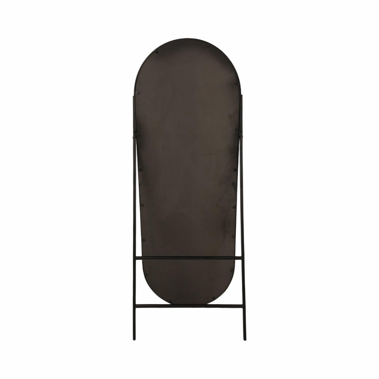 Elegant 23x60 Black Rounded Standing Mirror