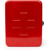 Empty Steel First Aid Kit Case – Multi-Purpose Medical Supply Organizer