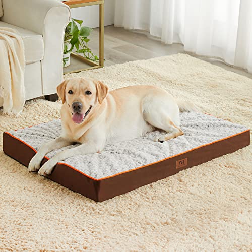 Large Dog Bed for Large, Jumbo, Medium Dogs, Orthopedic Pet Bed Waterproof Mattress