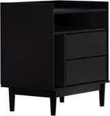 Blythe Mid-Century Modern Tray-Top Storage Nightstand
