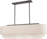 Lighting 51125-92 Carlisle - 41" Five Light Linear Chandelier