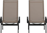 Brazos Adjustable Chaise Lounge Chair with Arms