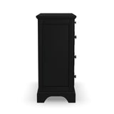 Black Four Drawer Chest by Home Styles