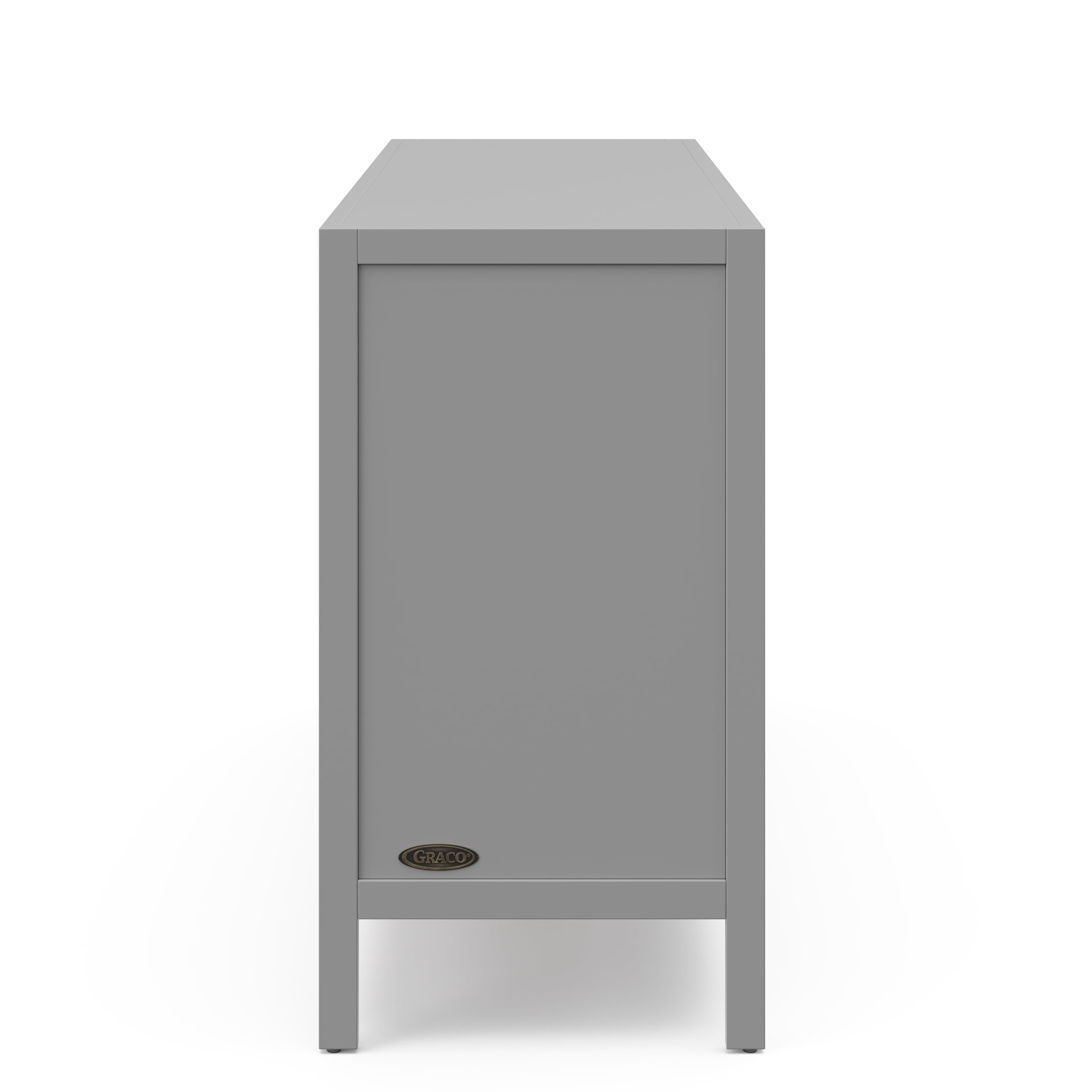 Theo 6 Drawer Dresser (Pebble Gray) - GREENGUARD Gold Certified, Interlocking Drawer