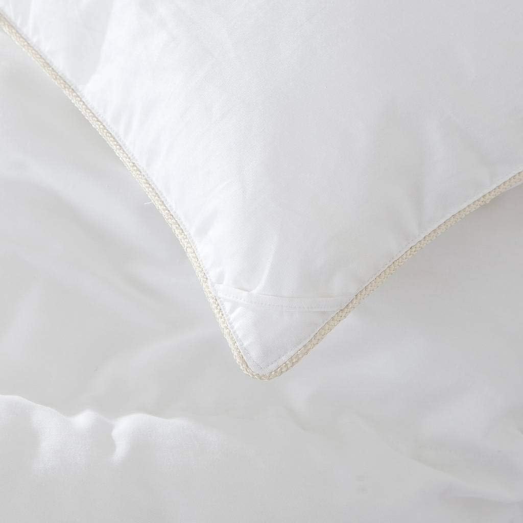 Twin/Twin XL Size 1500 Thread Count Goose Down Alternative Comforter, 100 Percent Egyptian Cotton, 1500 TC, 750FP, 50Oz, Solid White Down Alt Comforter