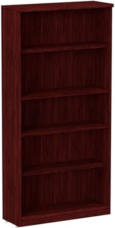 ALEVA634432MY 31.75 in. x 14 in. x 39.38 in. Valencia Series 3-Shelf Bookcase