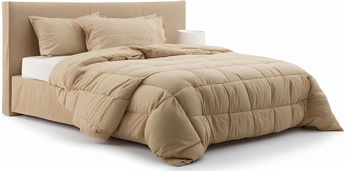 Premium Oversized Queen 100"x 100" Comforter, Parrot Green, All Seasons Pima Cotton 1Pc Comforter