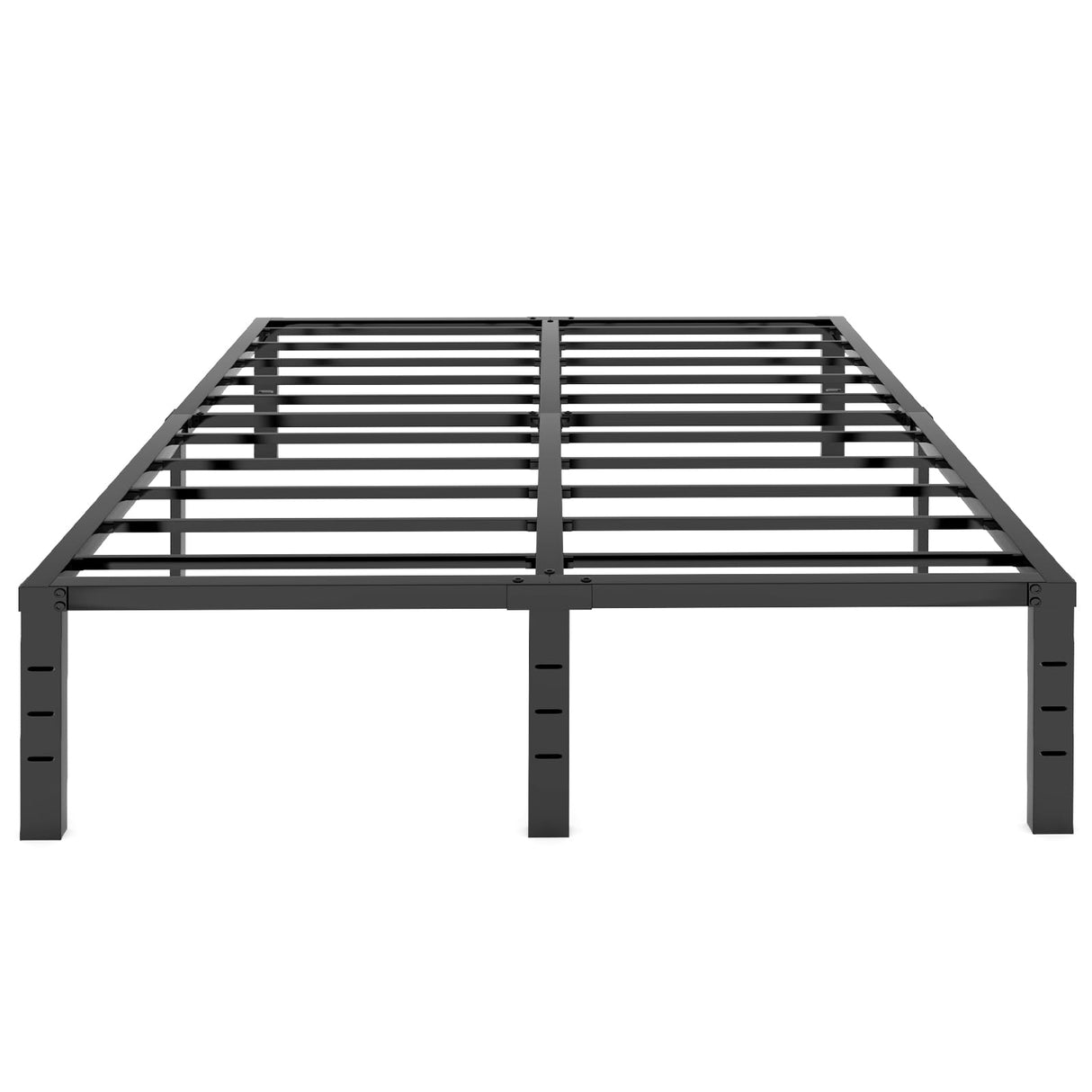 18 Inch Queen Bed Frame, Bed Frame Metal with Round Edge