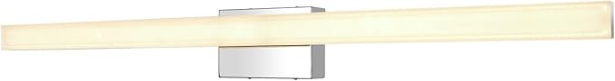 36in Modern LED Vanity Light for Bathroom Lighting Dimmable 36w Chromed (Warm