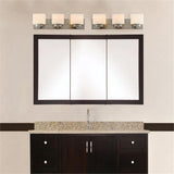 48-Inch Assembled Wood Framed Medicine Cabinet Mirror in Espresso