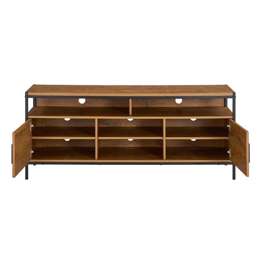 Wide Entertainment Center TV Media Stand by CAFFOZ Furniture Designs