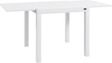 Expandable Patio Dining Table for 4-6, 35.5" -70.75" Aluminum Extendable